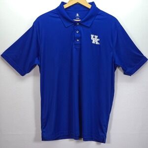 Kentucky Wildcats Polo Shirt‎ Mens XL Knights Apparel NCAA Basketball Sport
